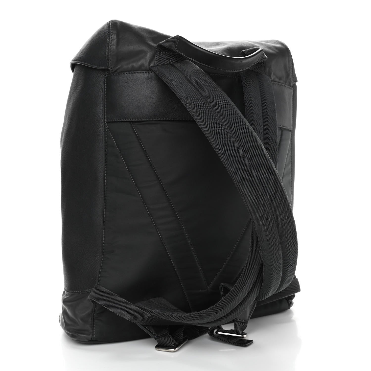 Louis Vuitton Calfskin Nylon V Line Pulse Backpack Asphalt 3 of 12