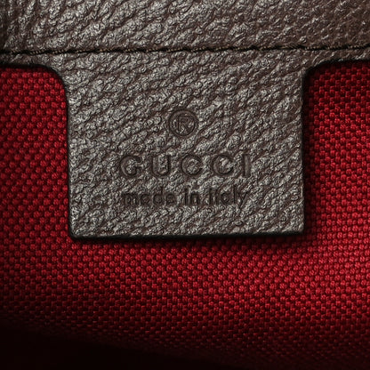 Gucci GG Supreme Monogram Textured Dollar Calfskin Medium Detail Tote Beige Ebony New Acero 6 of 9