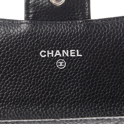 Chanel Caviar Quilted Large Flap Wallet Black 6 of 9