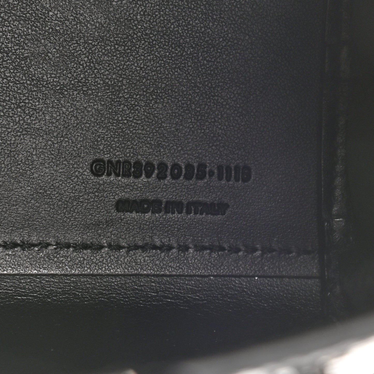 Calfskin Crocodile Embossed Nano Sac De Jour Black