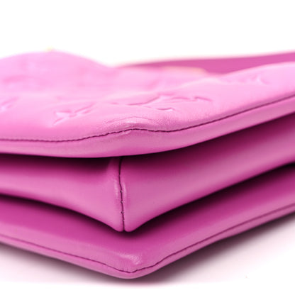 Louis Vuitton Lambskin Embossed Monogram Coussin BB Orchid 10 of 10