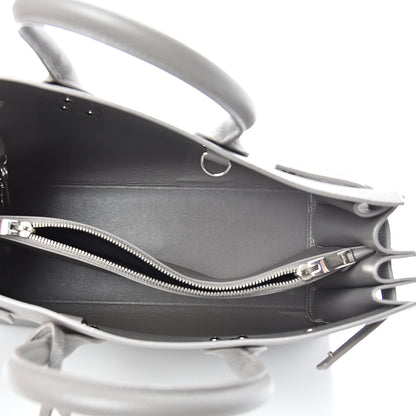 Saint Laurent Grained Calfskin Small Sac De Jour Fog 4 of 10