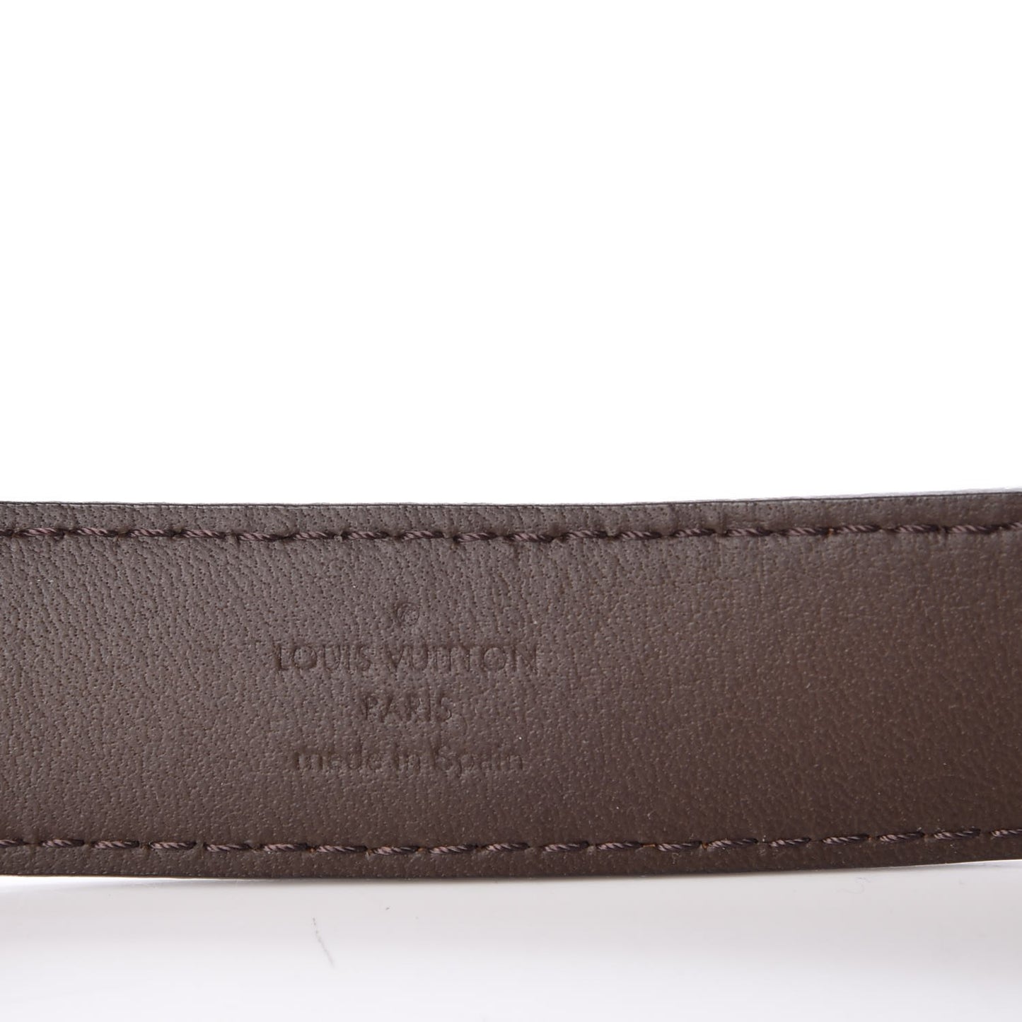 Mini Damier Ebene 25mm LV Initiales Belt 80 32