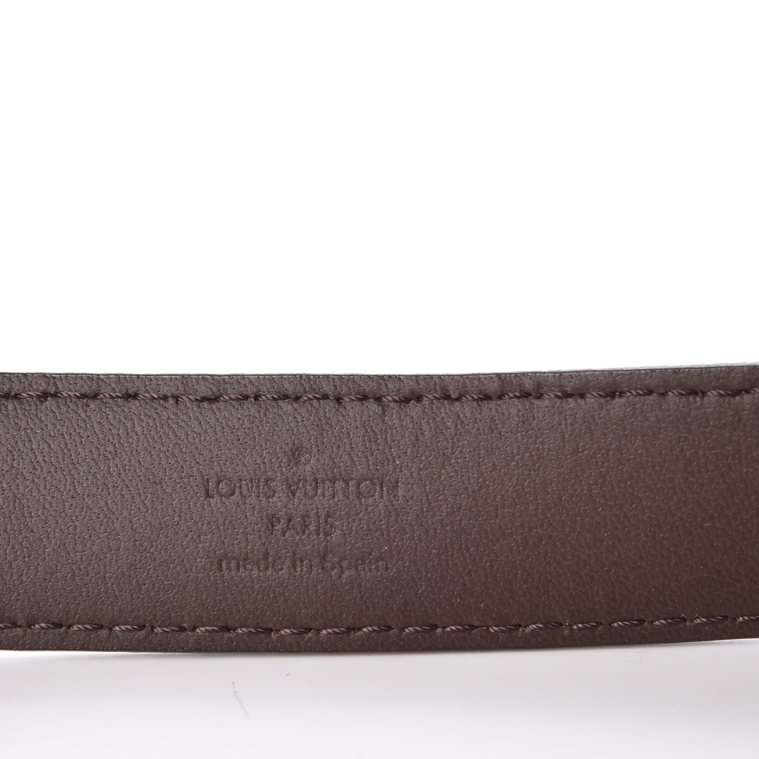 Louis Vuitton Mini Damier Ebene 25mm LV Initiales Belt 80 32 5 of 7