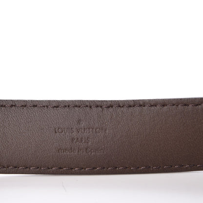 Louis Vuitton Mini Damier Ebene 25mm LV Initiales Belt 80 32 5 of 7