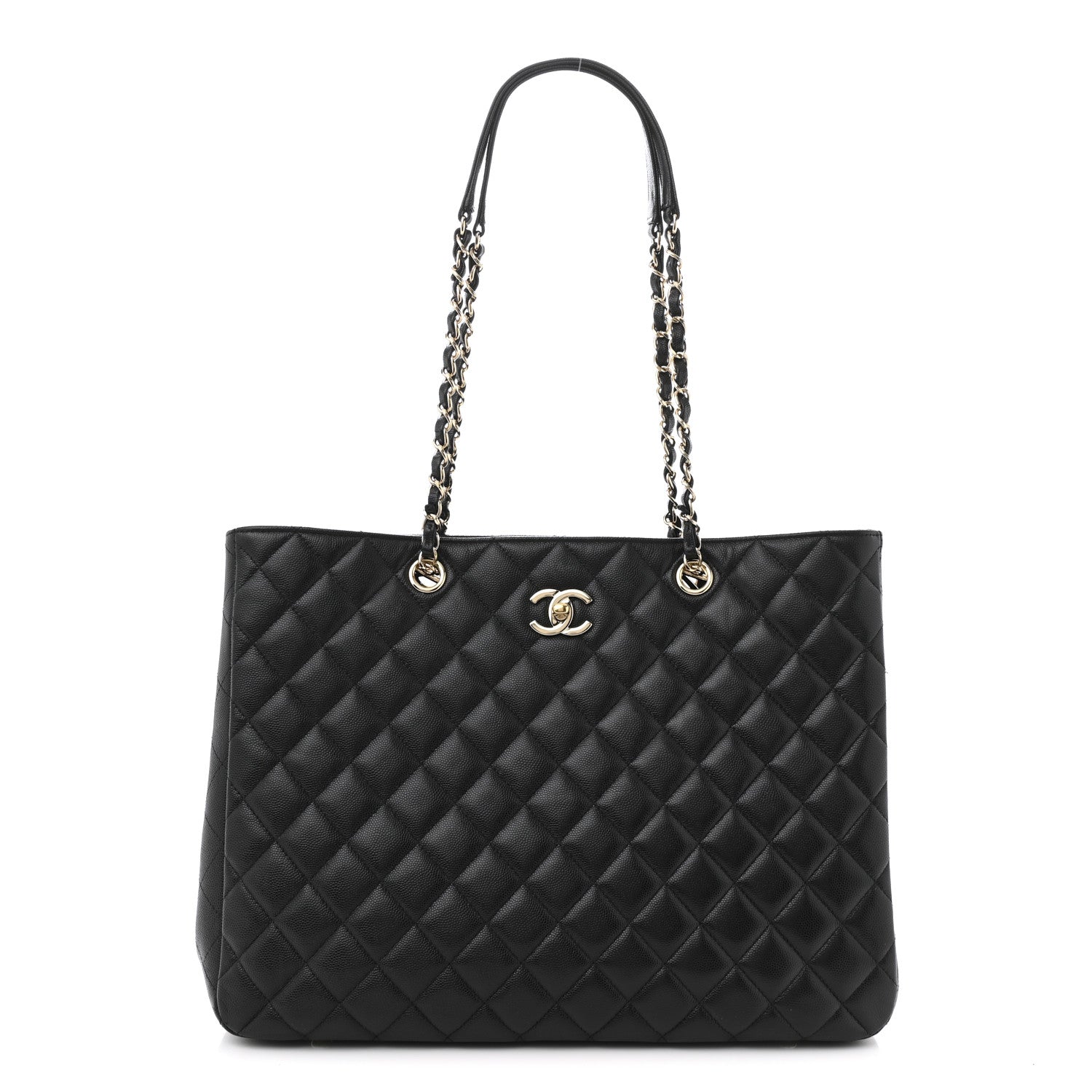 Chanel Caviar Quilted Large Shopping Tote Black 1 of 13
