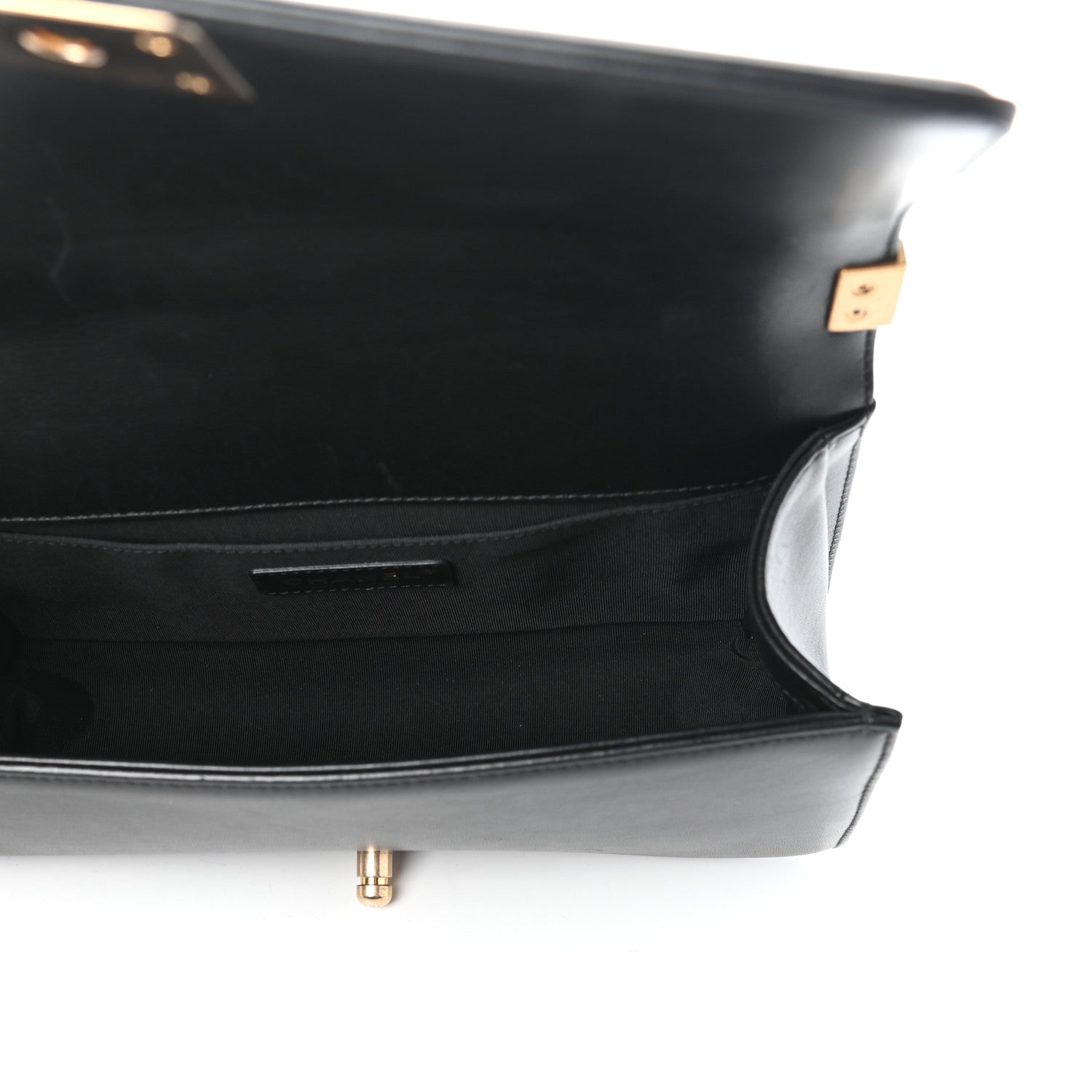 Chanel Lambskin Quilted Medium Boy Flap Black 5 of 10