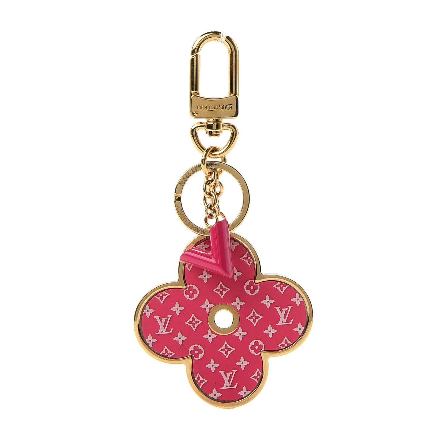 Monogram All Over Bag Charm Key Holder