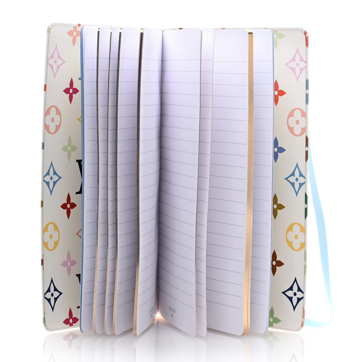 Louis Vuitton LV x TM Monogram Multicolor Jane Notebook MM White 5 of 8