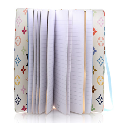 Louis Vuitton LV x TM Monogram Multicolor Jane Notebook MM White 5 of 8
