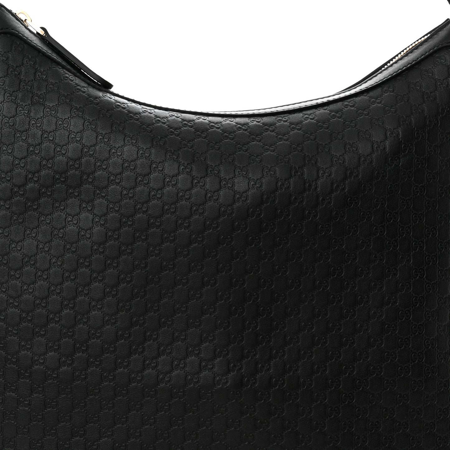 Microguccissima Shoulder Bag Black