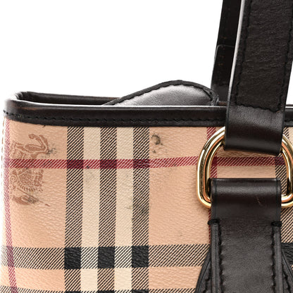 Burberry Haymarket Check Medium Regent Tote Chocolate 10 of 13