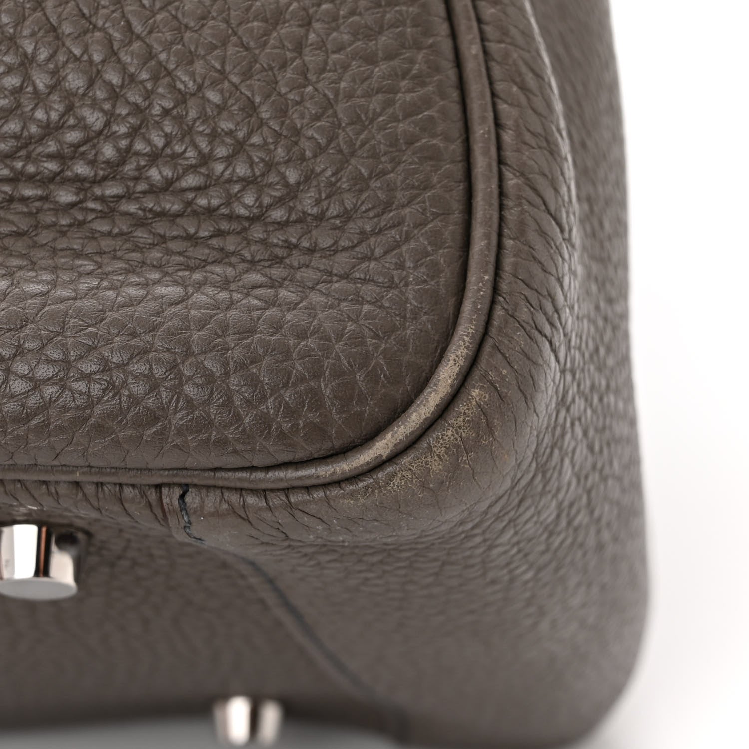 Hermes Taurillon Clemence Verso Lindy 34 Etain Bleu Indigo 13 of 15