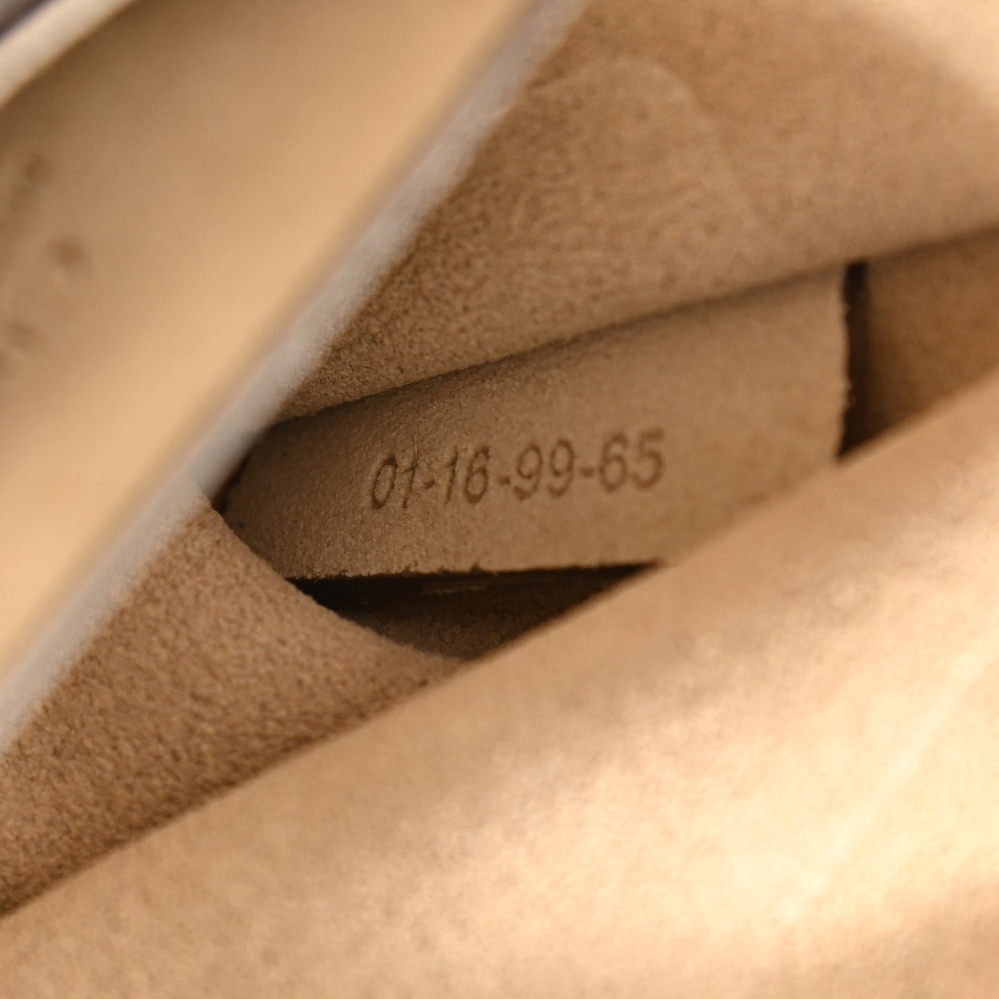 Suede Calfskin Small Faye Shoulder Bag Motty Grey