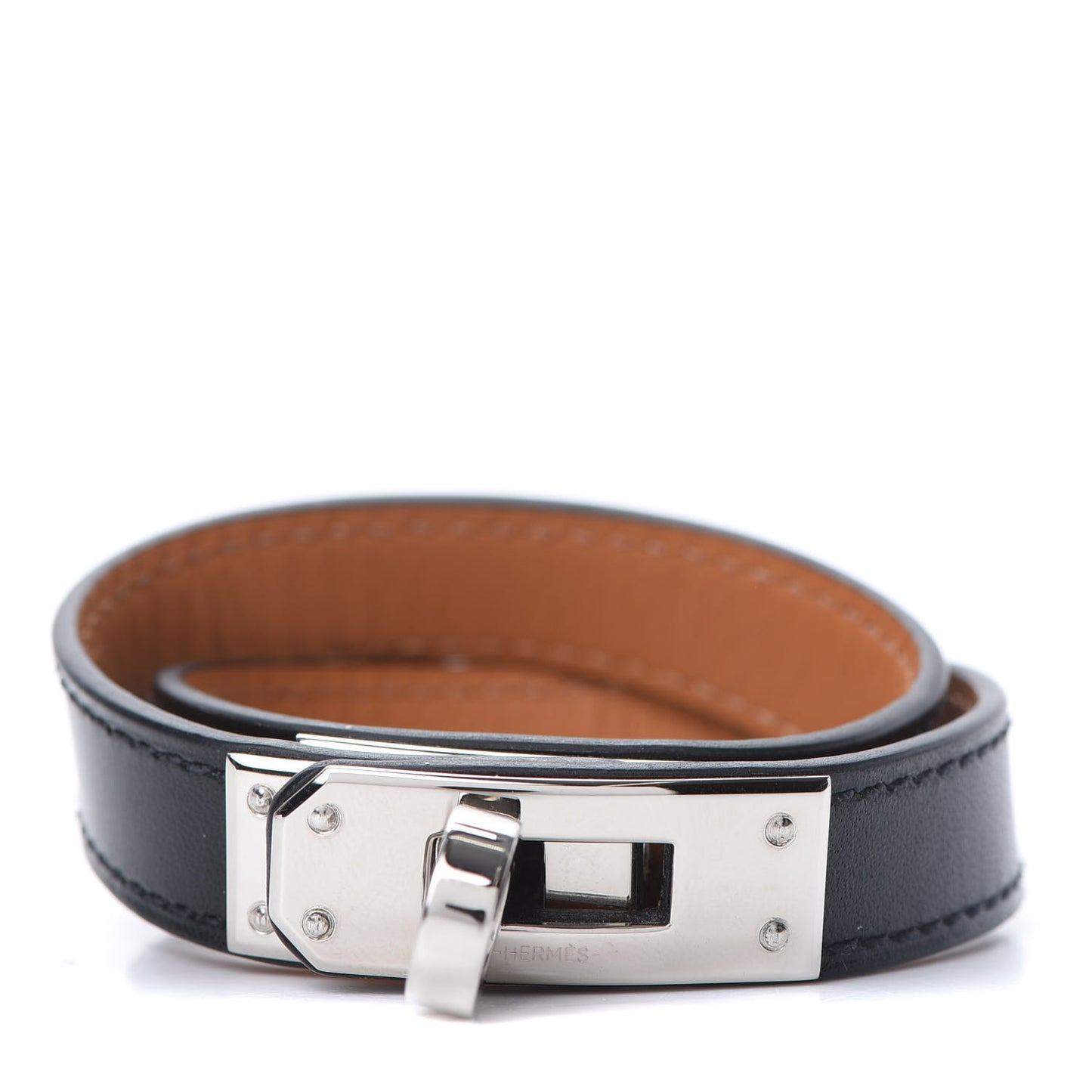 Box Kelly Double Tour Bracelet XS Black