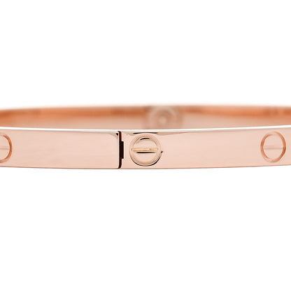 Cartier 18K Pink Gold Small LOVE Bracelet 16 5 of 8