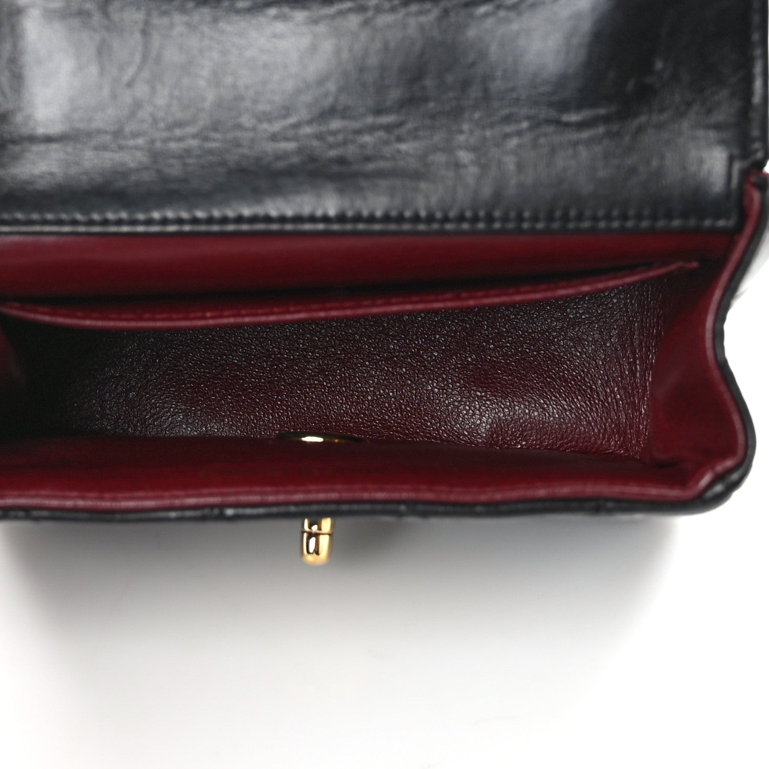 Chanel Lambskin Quilted Mini Kelly Flap Bag Black 5 of 11