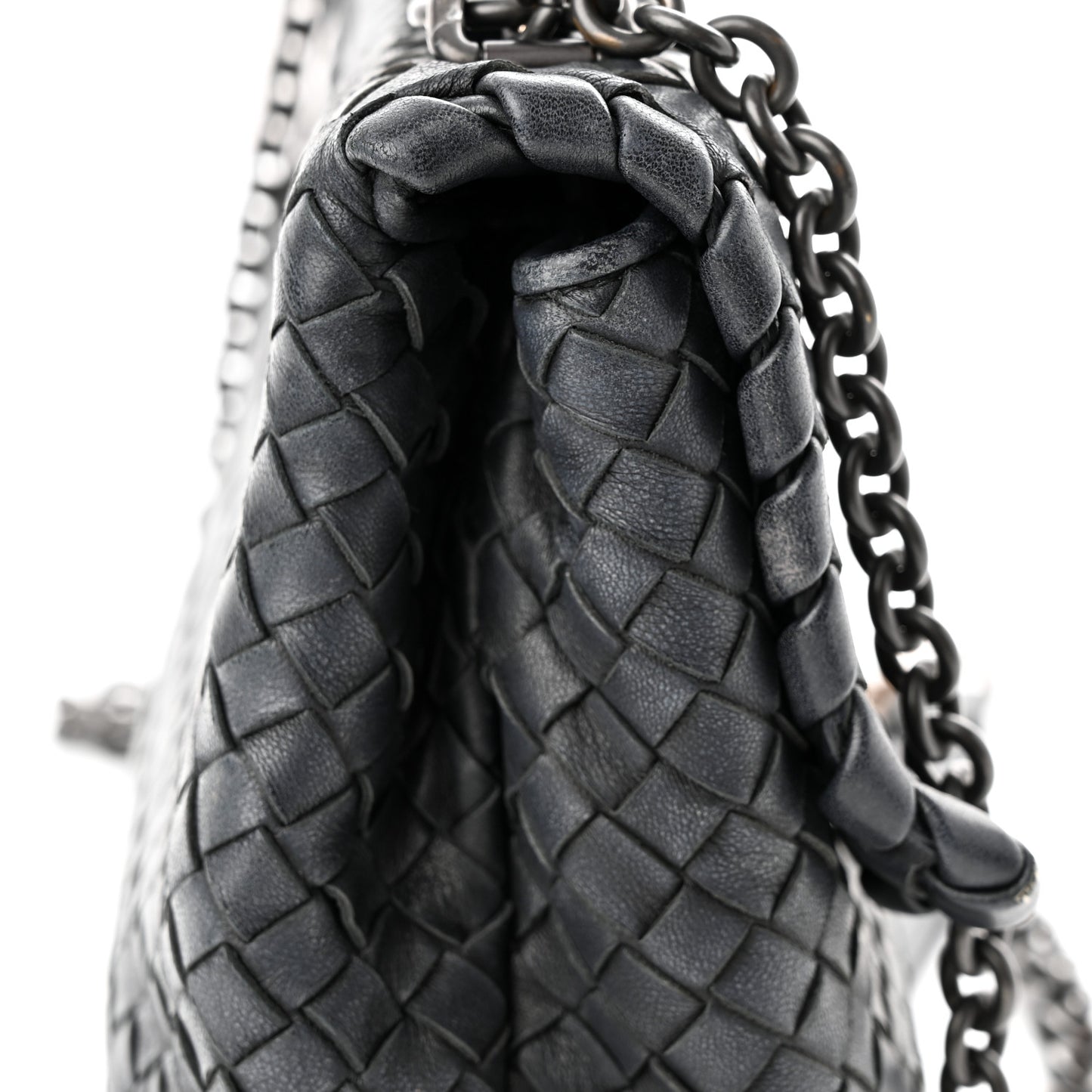 Nappa Intrecciato Small Olimpia Bag Black