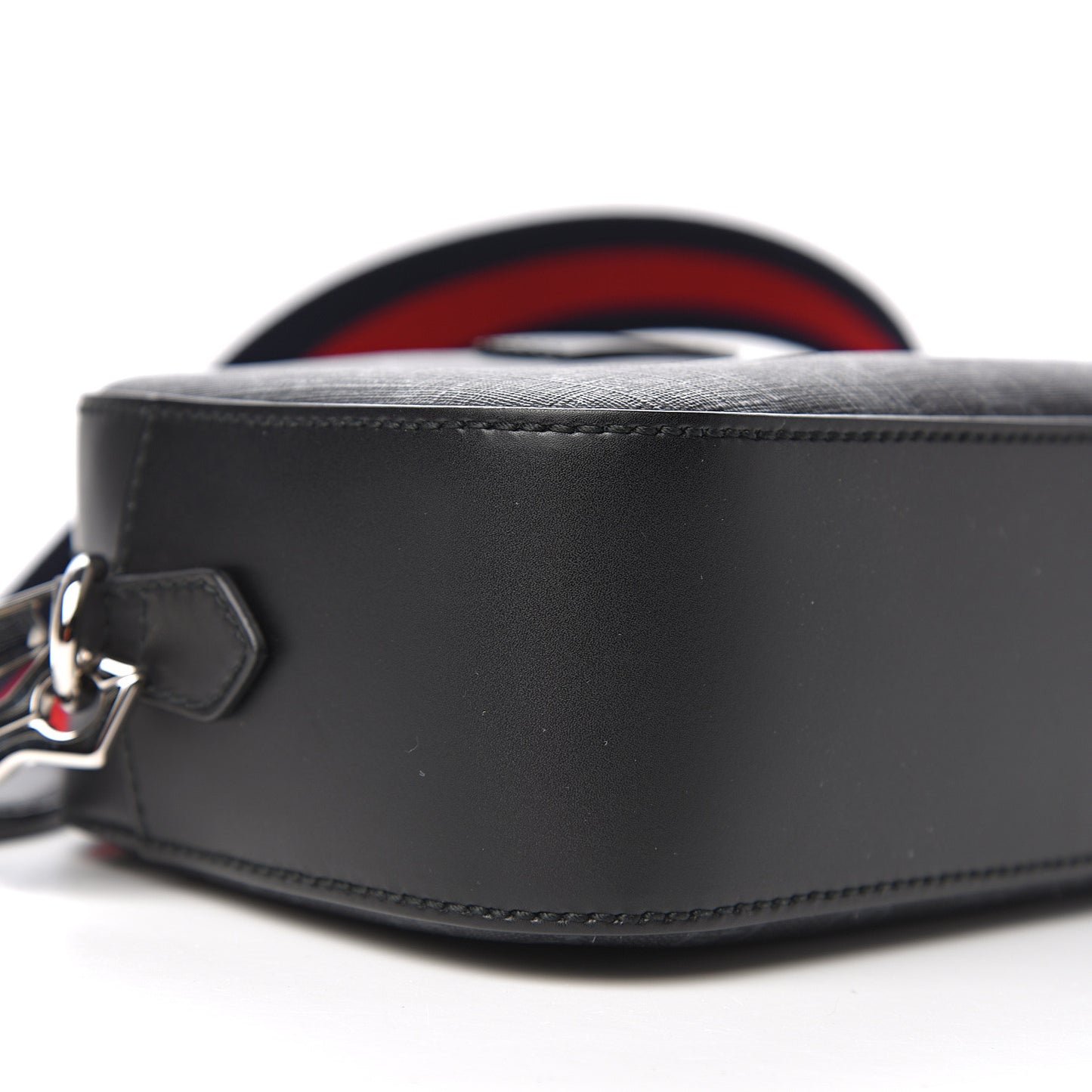GG Supreme Monogram Web Shoulder Bag Black Grey