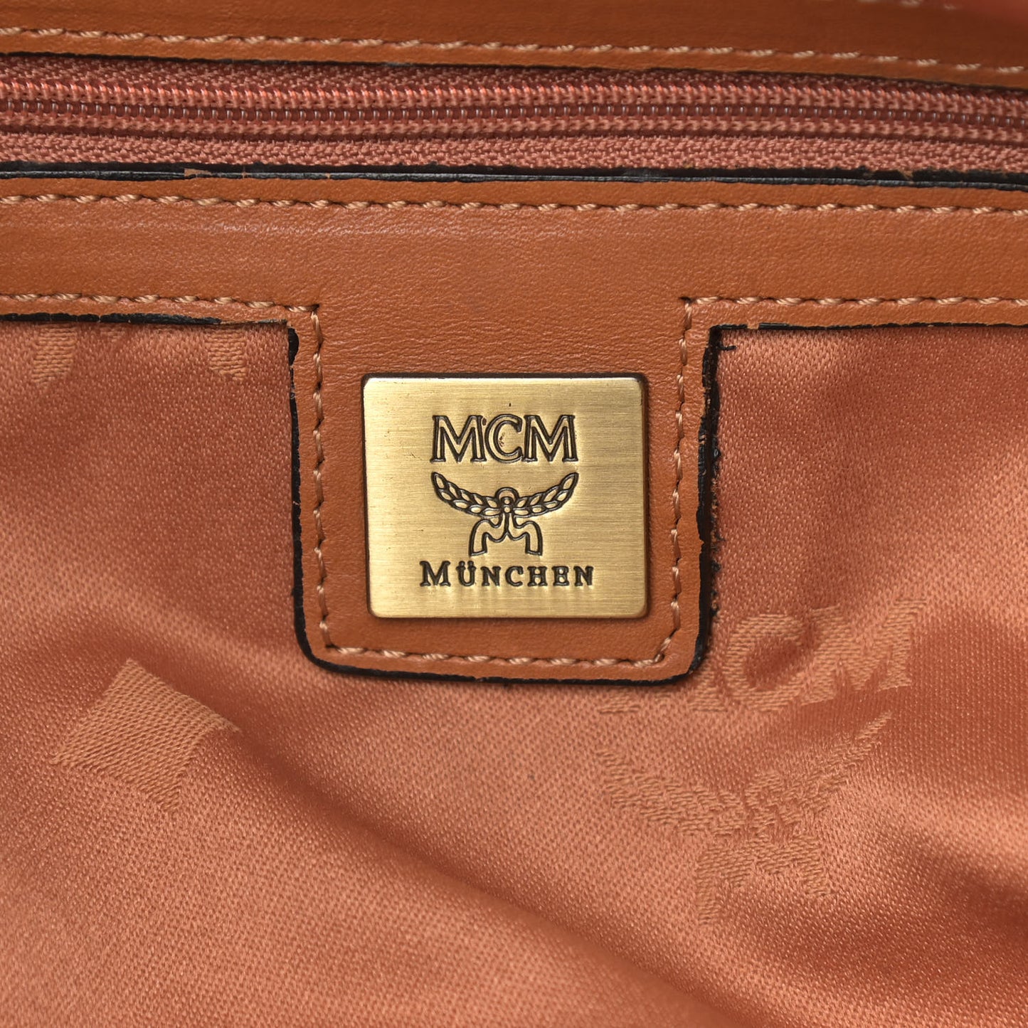 Visetos Pocket Satchel Cognac