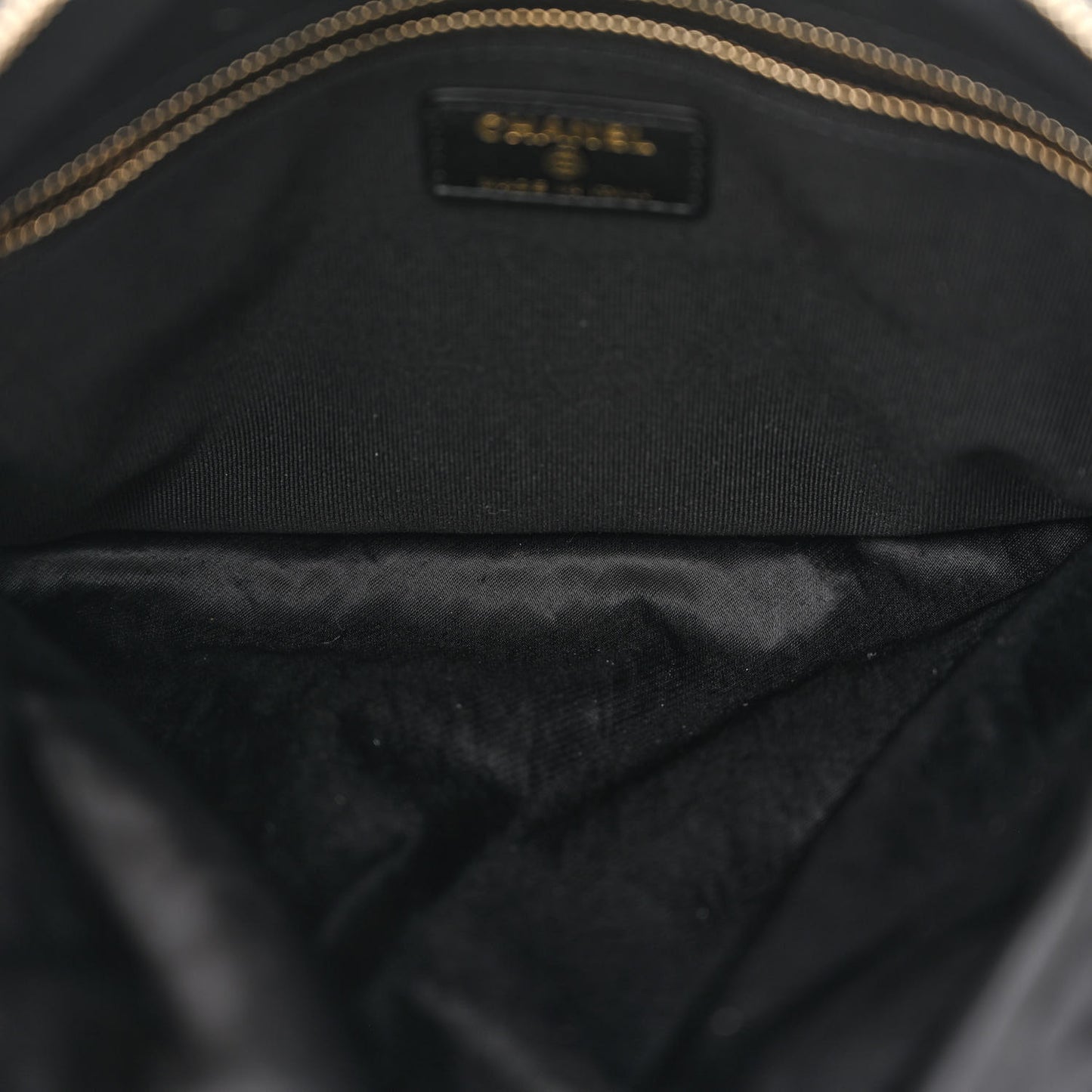 Nylon Grosgrain Large Lifestyle Pouch With Foldable Tote Black