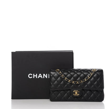 Chanel Caviar Quilted Medium Double Flap Black 11 of 11