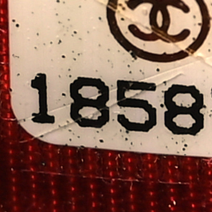 Caviar Quilted Wallet On Chain WOC Red