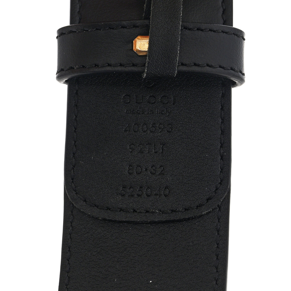 Gucci GG Supreme Monogram Matte Plutone Calfskin Double G 