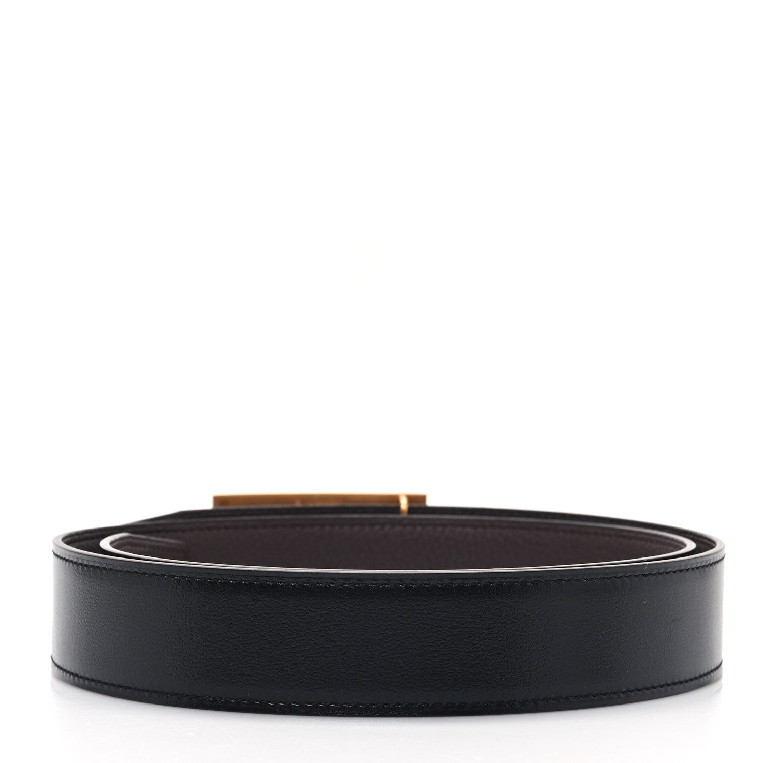 Hermes Box Togo 32mm Collier De Chien CDC Belt 85 34 Prunoir Black 2 of 4