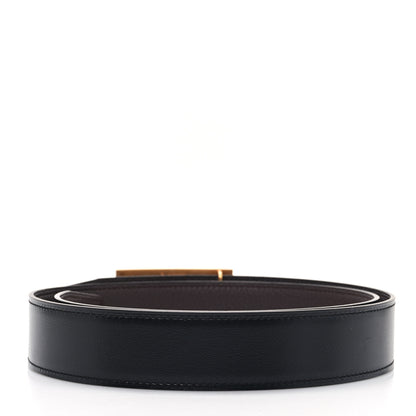 Hermes Box Togo 32mm Collier De Chien CDC Belt 85 34 Prunoir Black 2 of 4