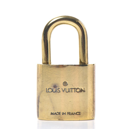 Louis Vuitton Brass Lock and 2 Keys Set #319 3 of 5