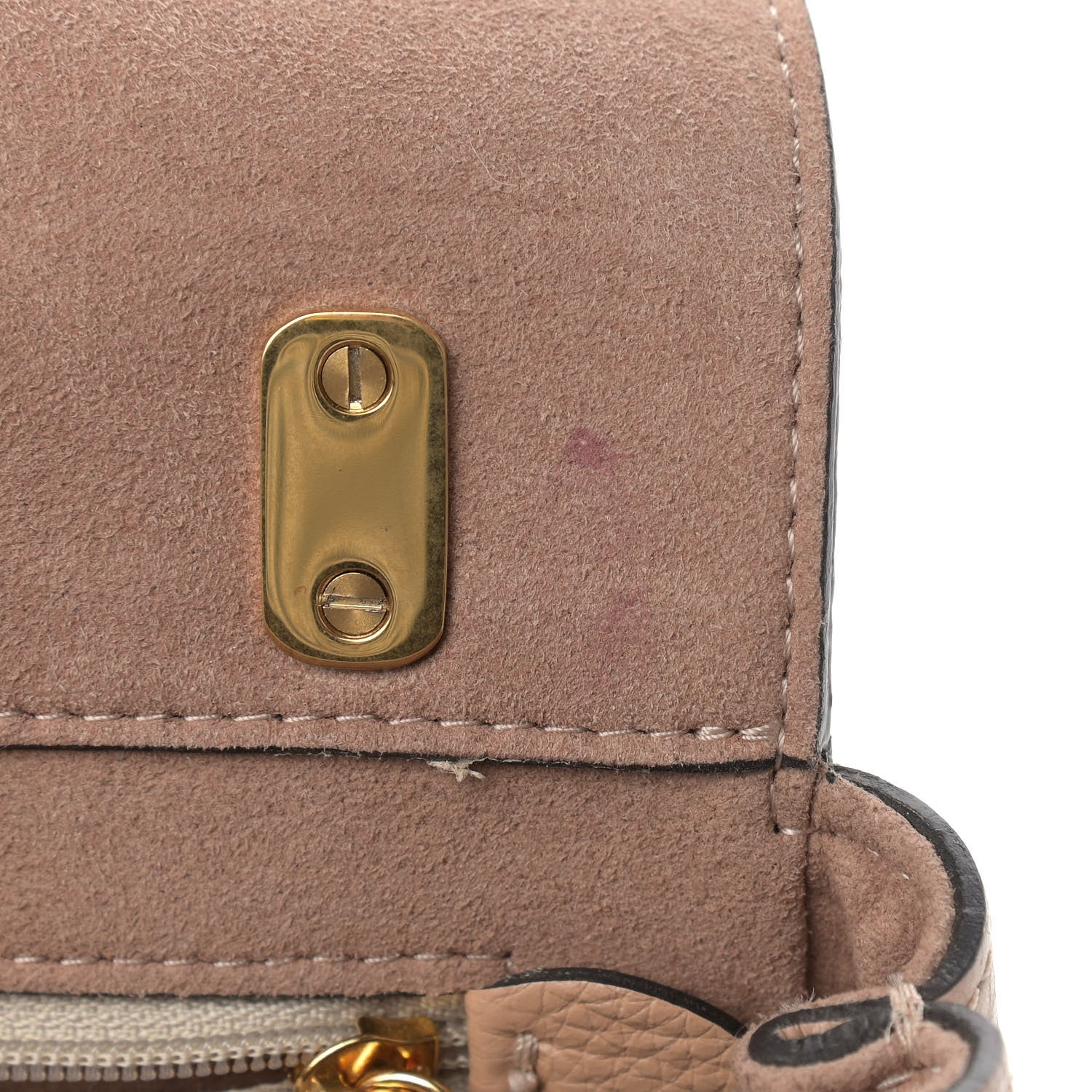 Mulberry Small Classic Grain Calfskin Small Lily Flap Light Salmon 12 of 13