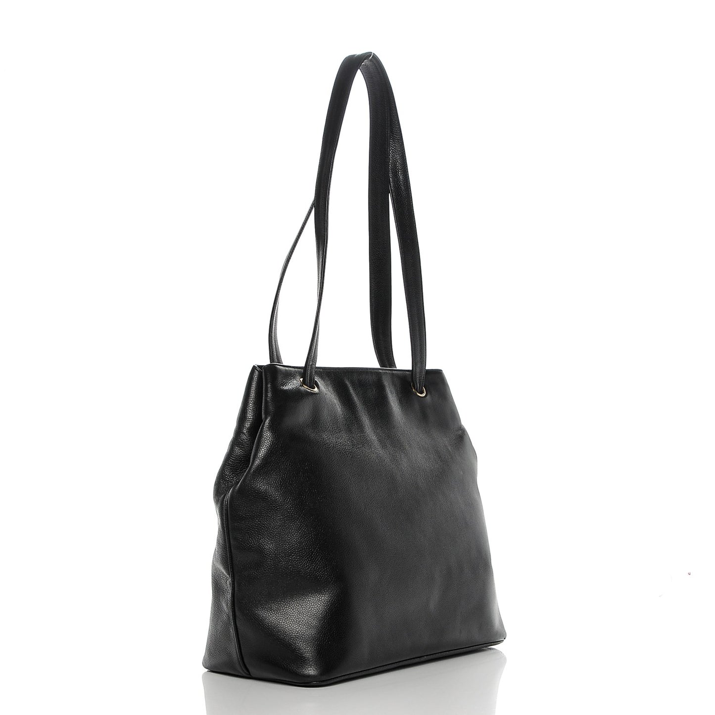 Caviar CC Shoulder Bag Black