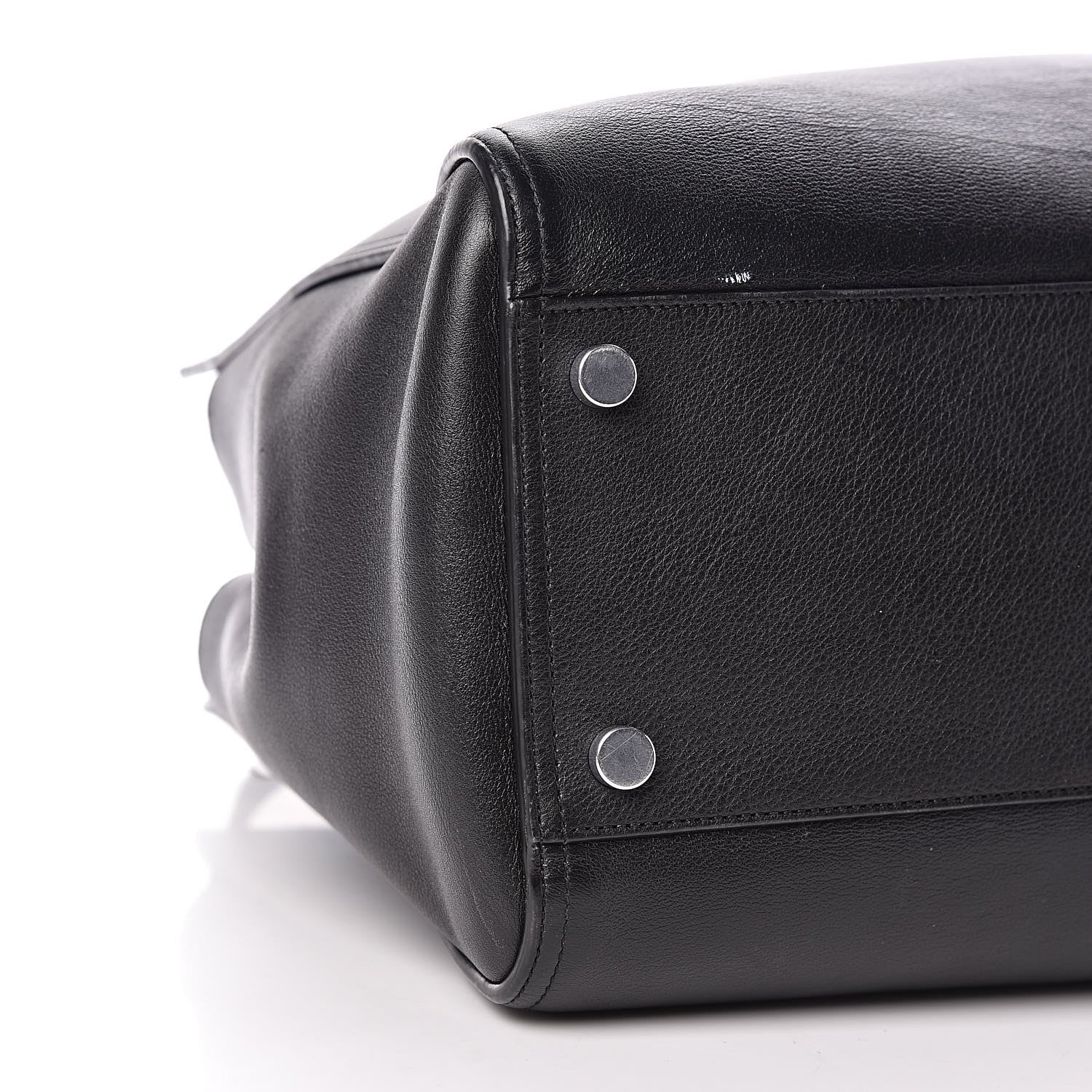 Saint Laurent Calfskin Medium Amber Tote Black 10 of 12