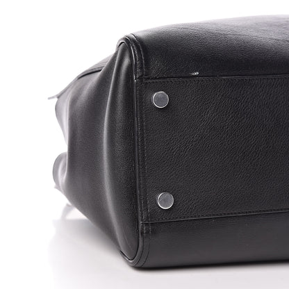 Saint Laurent Calfskin Medium Amber Tote Black 10 of 12