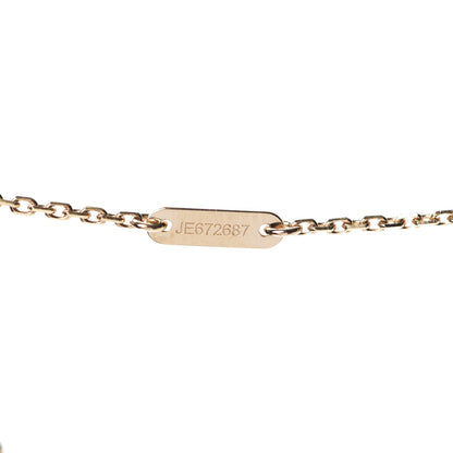 Van Cleef & Arpels 18K Yellow Gold Mother of Pearl Sweet Alhambra Butterfly Pendant Necklace 4 of 7