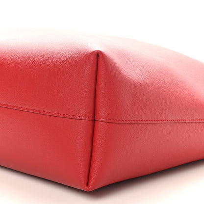 Saint Laurent Calfskin Large Shopping Tote Rouge Eros 11 of 11
