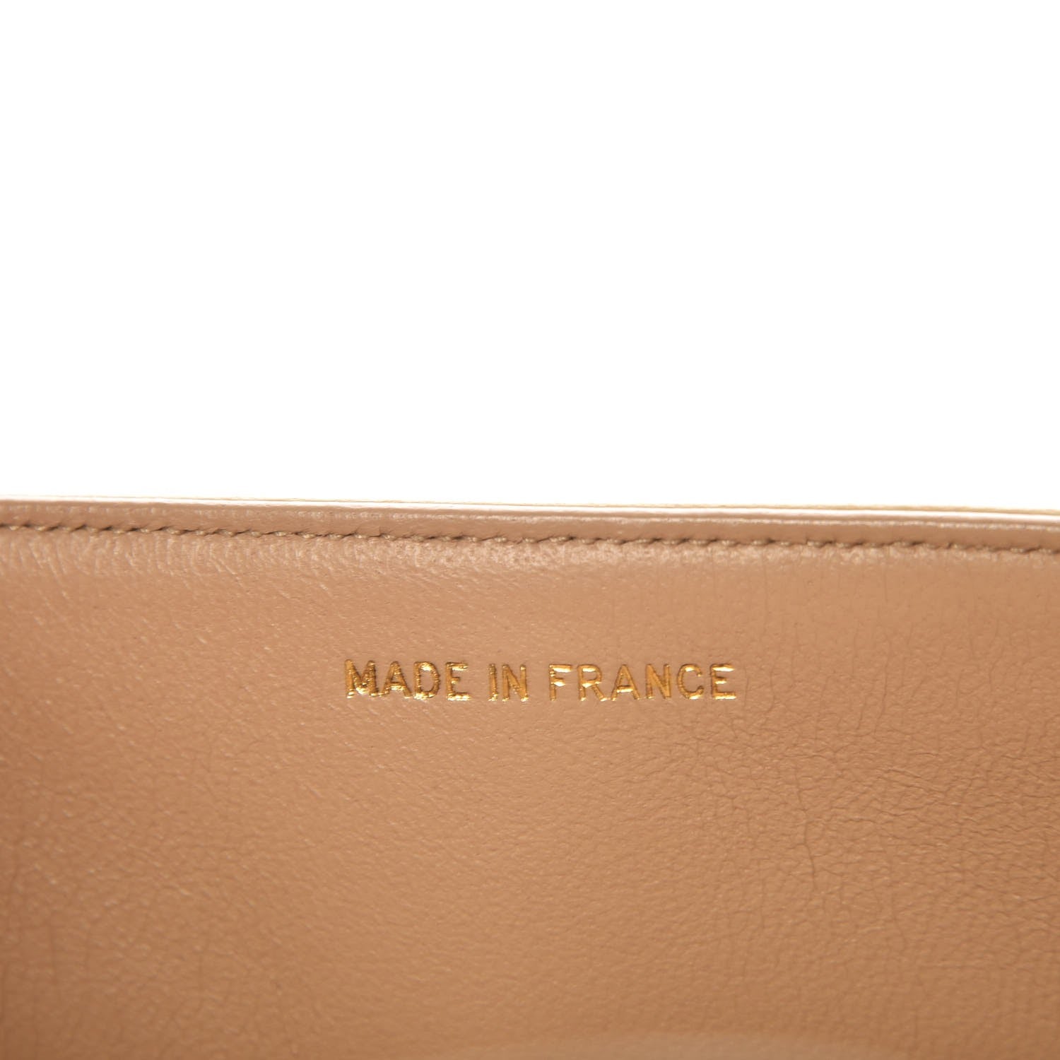 Chanel Lambskin Quilted Medium Single Flap Beige 6 of 13