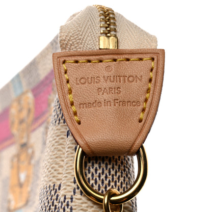 Louis Vuitton Damier Azur Summer Trunks Portofino Mini Pochette Accessories 5 of 7