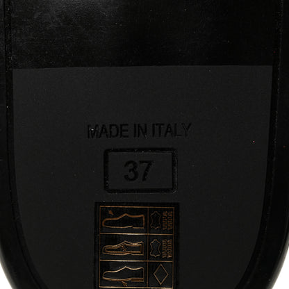 Fendi Raffia Rubber FF Woven Reflections Crisscross Slide Sandals 37 Black 6 of 7