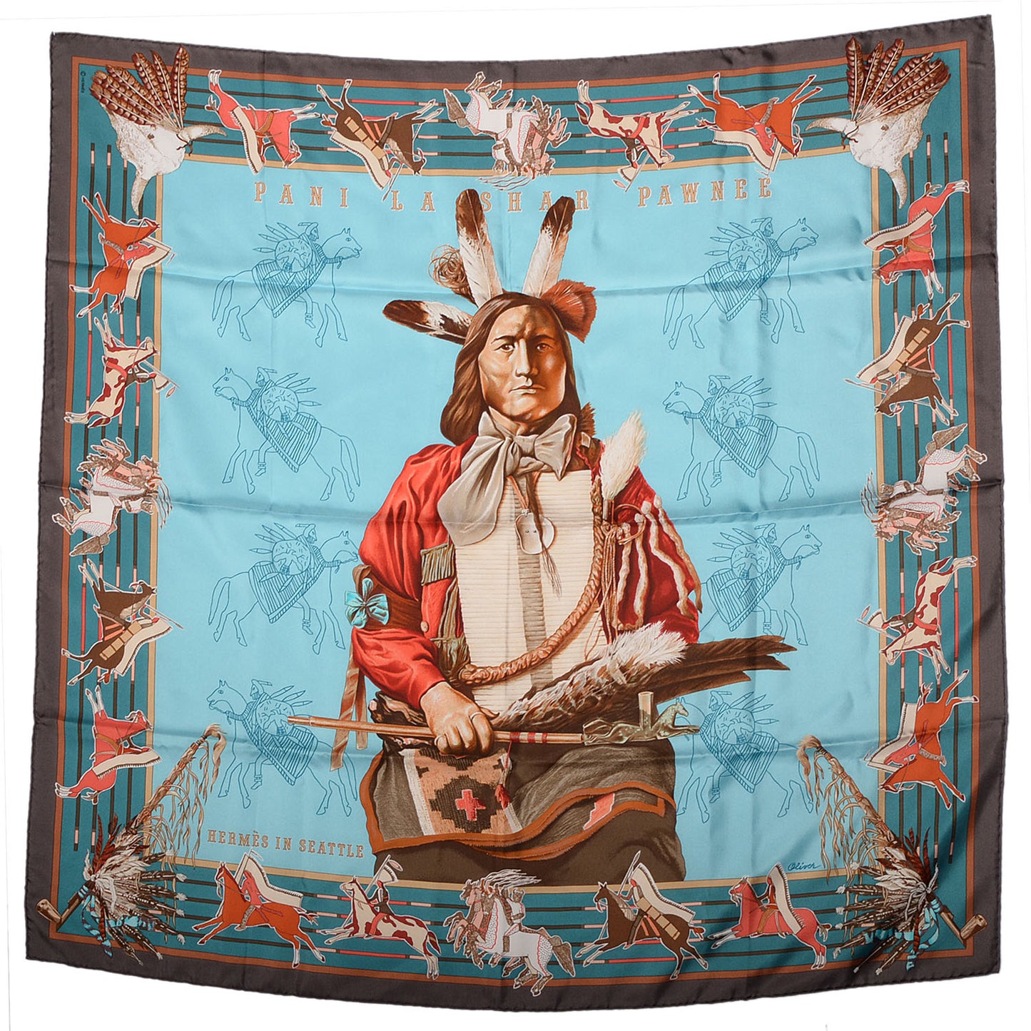 Silk Pani La Shar Pawnee Scarf 90