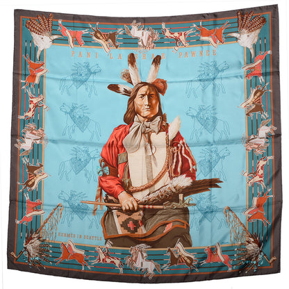 Hermes Silk Pani La Shar Pawnee Scarf 90 2 of 5