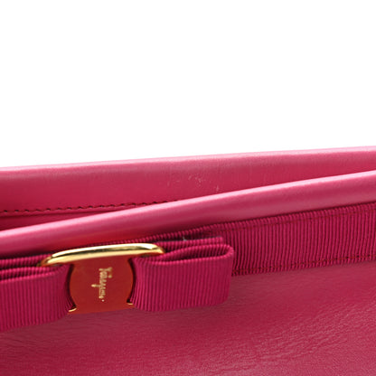 Salvatore Ferragamo Smooth Calfskin Vara Bow Crossbody Pink 15 of 17