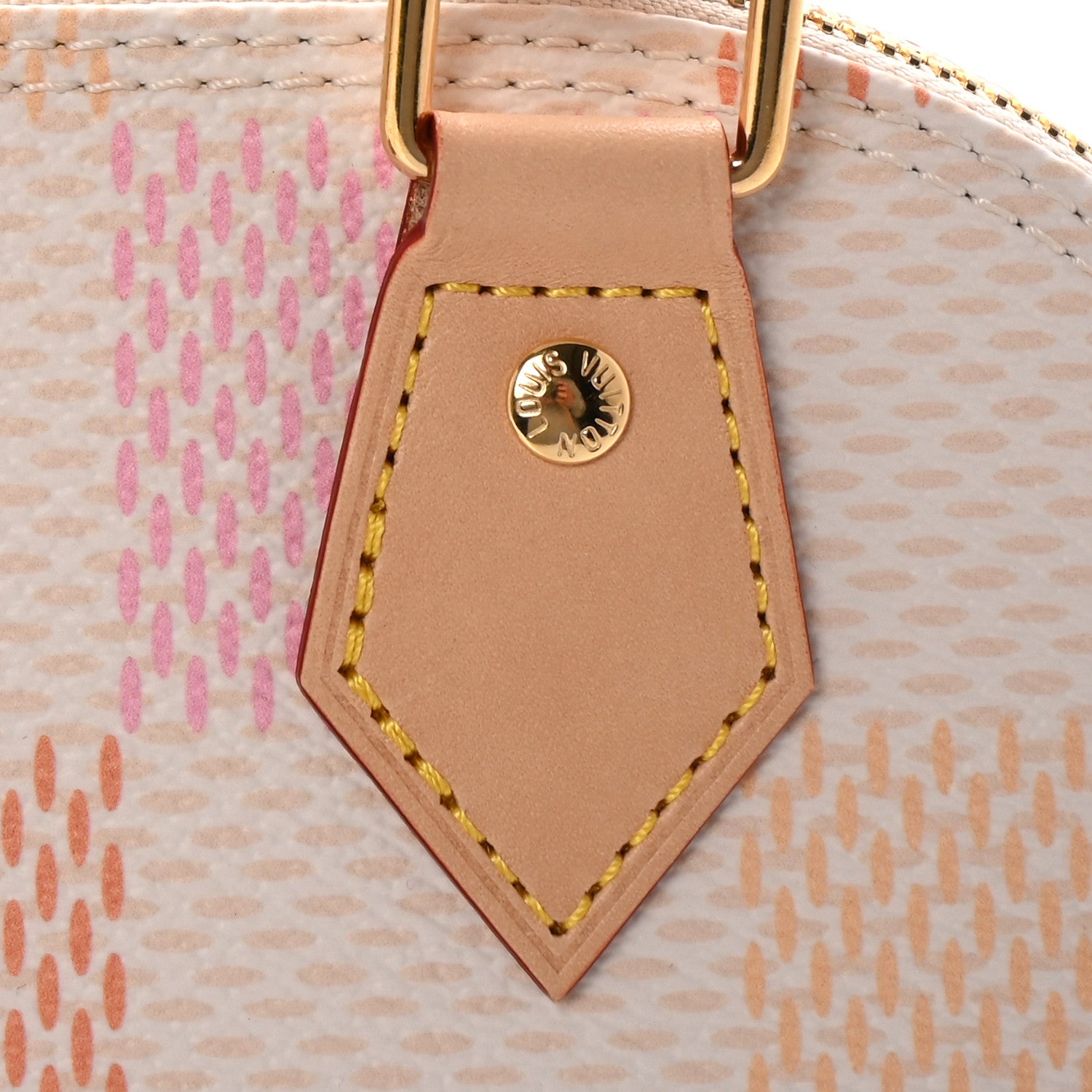 Louis Vuitton Damierlicious Alma BB Rose Peach 7 of 9