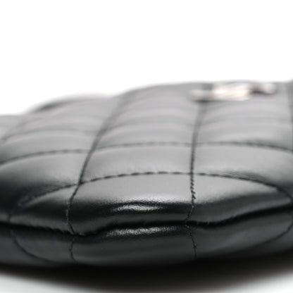 Chanel Lambskin Quilted Uniform Crossbody Bag Black 10 of 10