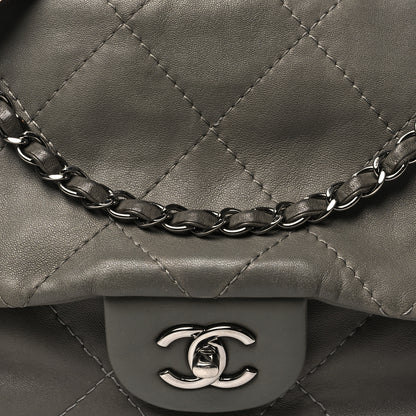 Chanel Calfskin Country Chic Cross Body Flap Grey 8 of 10