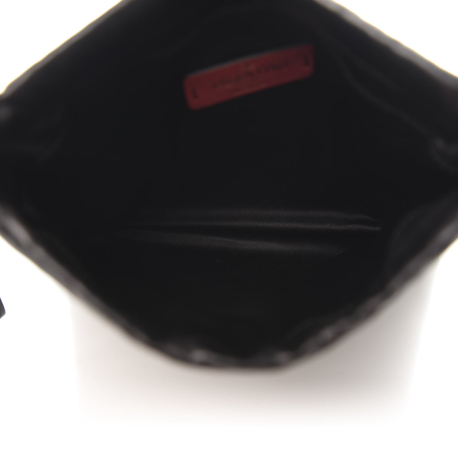 Valentino Garavani Calfskin Rockstud Drawstring Pouch Black 5 of 6