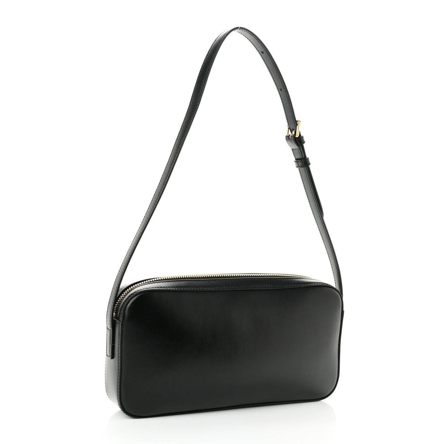 Smooth Calfskin Cuir Triomphe Camera Shoulder Bag Black