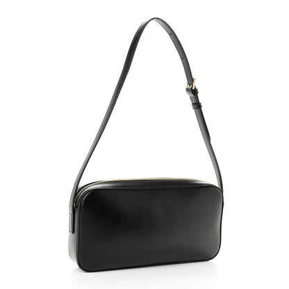 Celine Smooth Calfskin Cuir Triomphe Camera Shoulder Bag Black 2 of 8