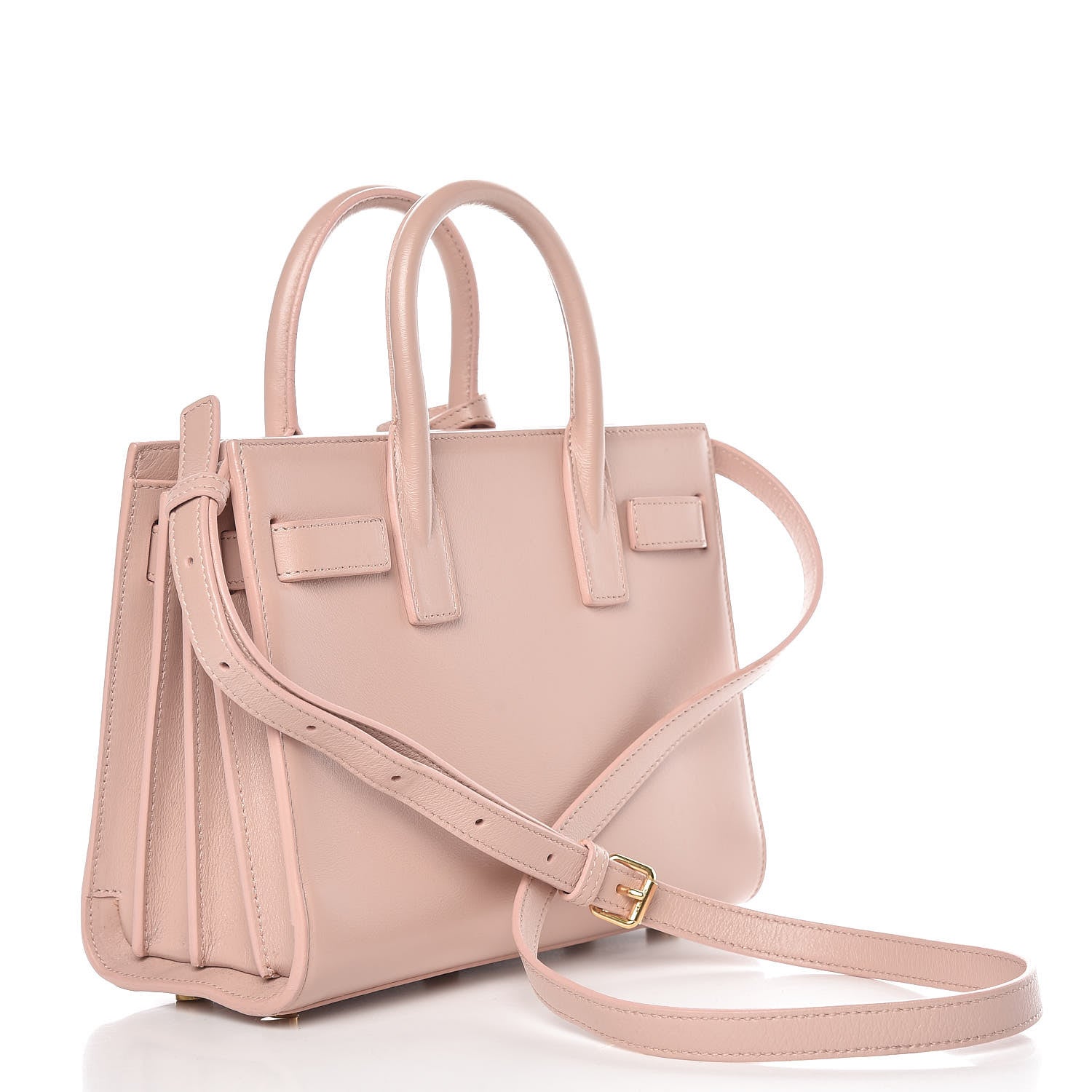Saint Laurent Calfskin Nano Sac De Jour Pale Pink 3 of 21